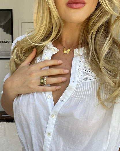 pave link adjustable ring